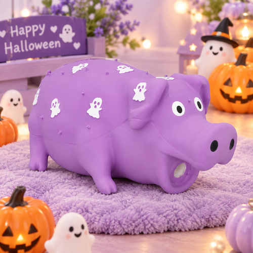 Halloween Pig Latex Dog Toy