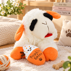 Pupkin Spice Lamb Plush Dog Toy