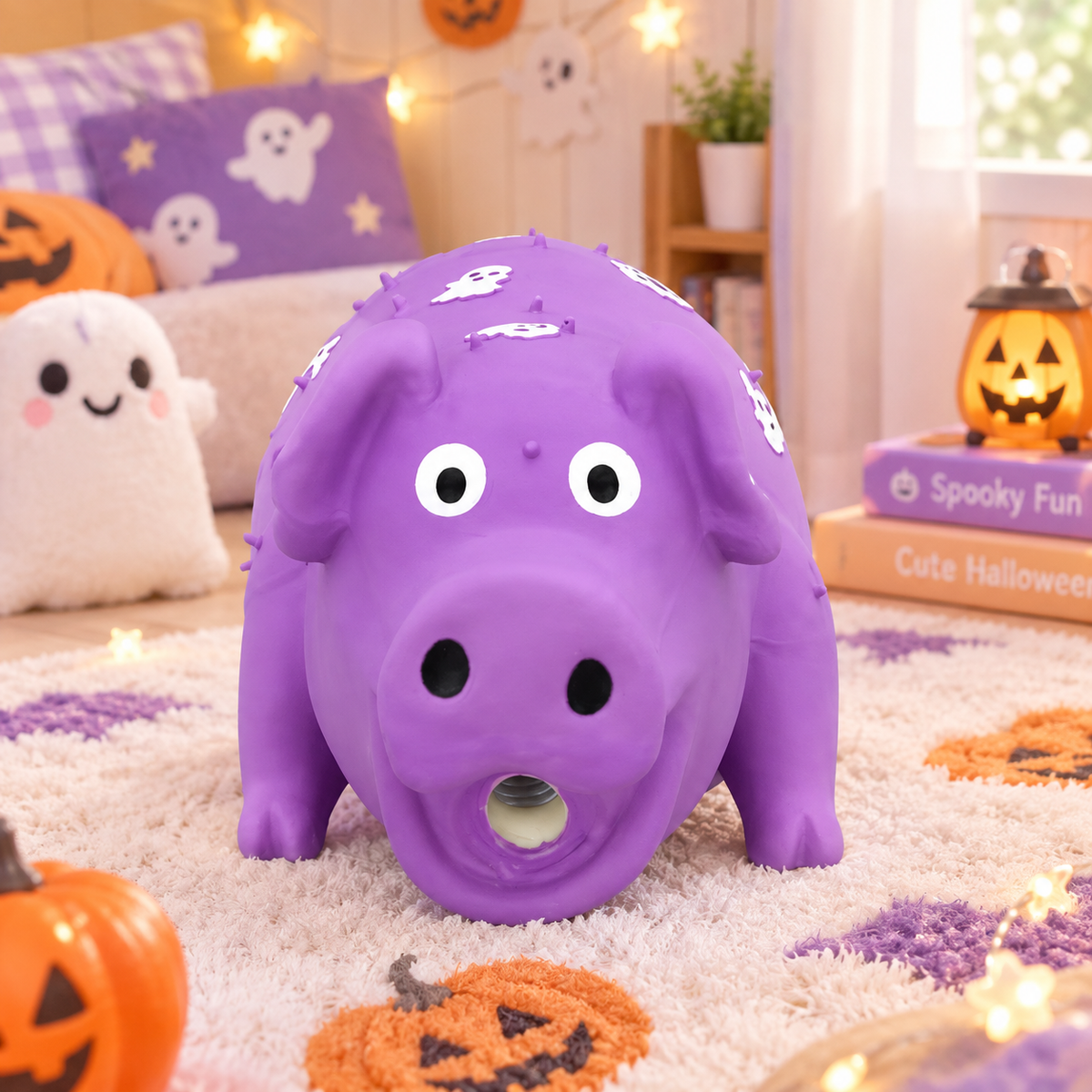 Halloween Pig Latex Dog Toy