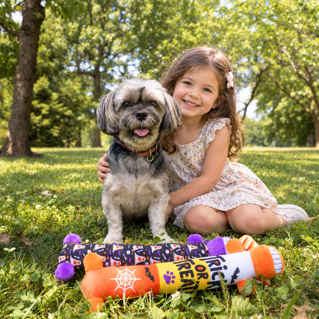 Halloween Smiling Dog Toy 2 Pack