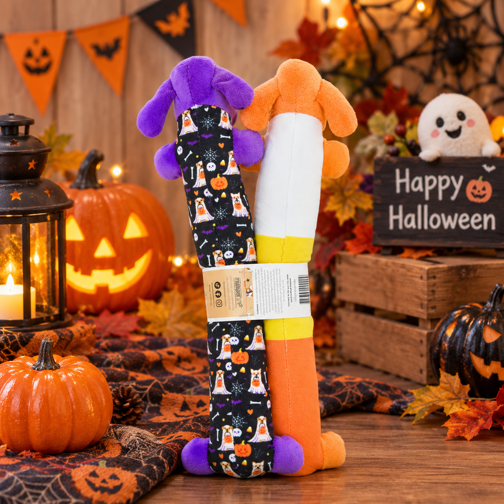 Halloween Smiling Dog Toy 2 Pack