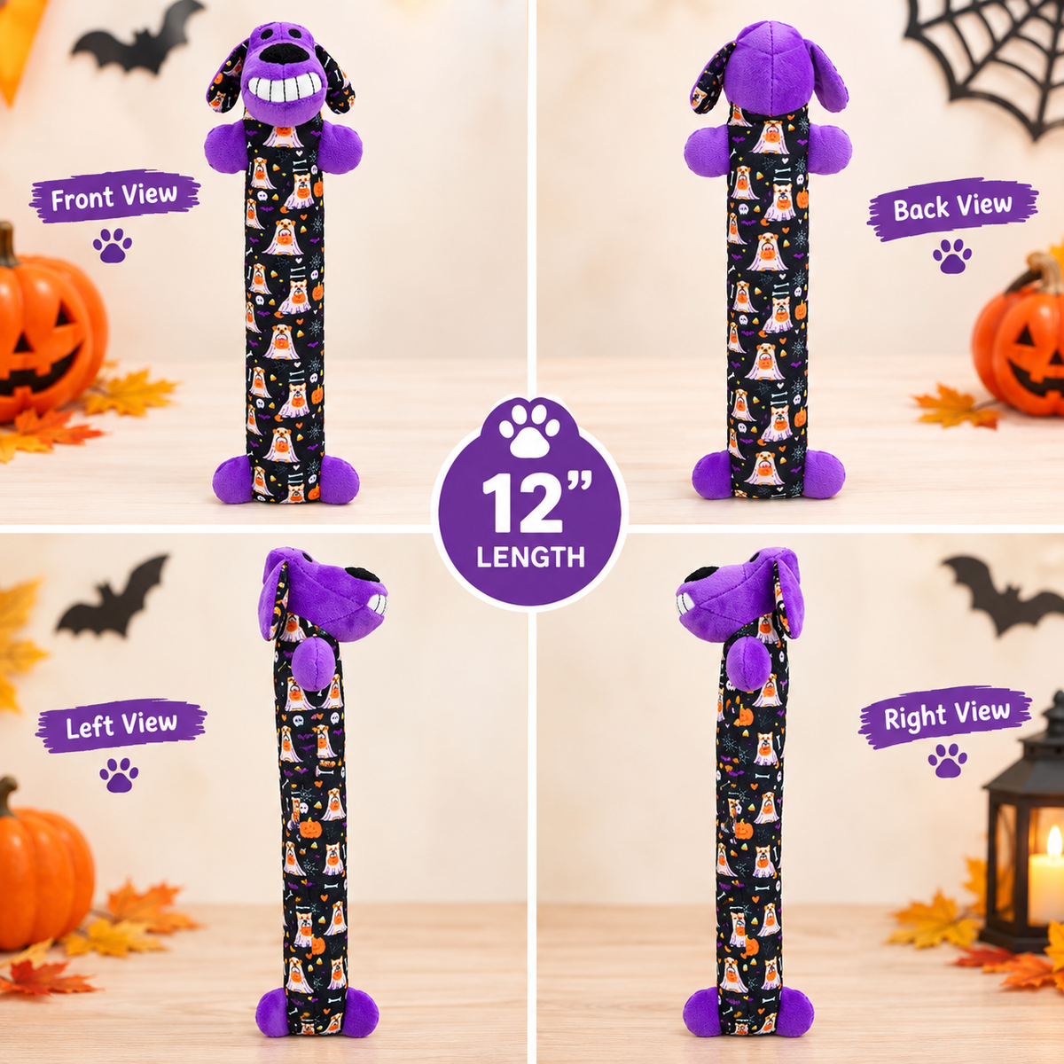 Halloween Smiling Dog Toy 2 Pack