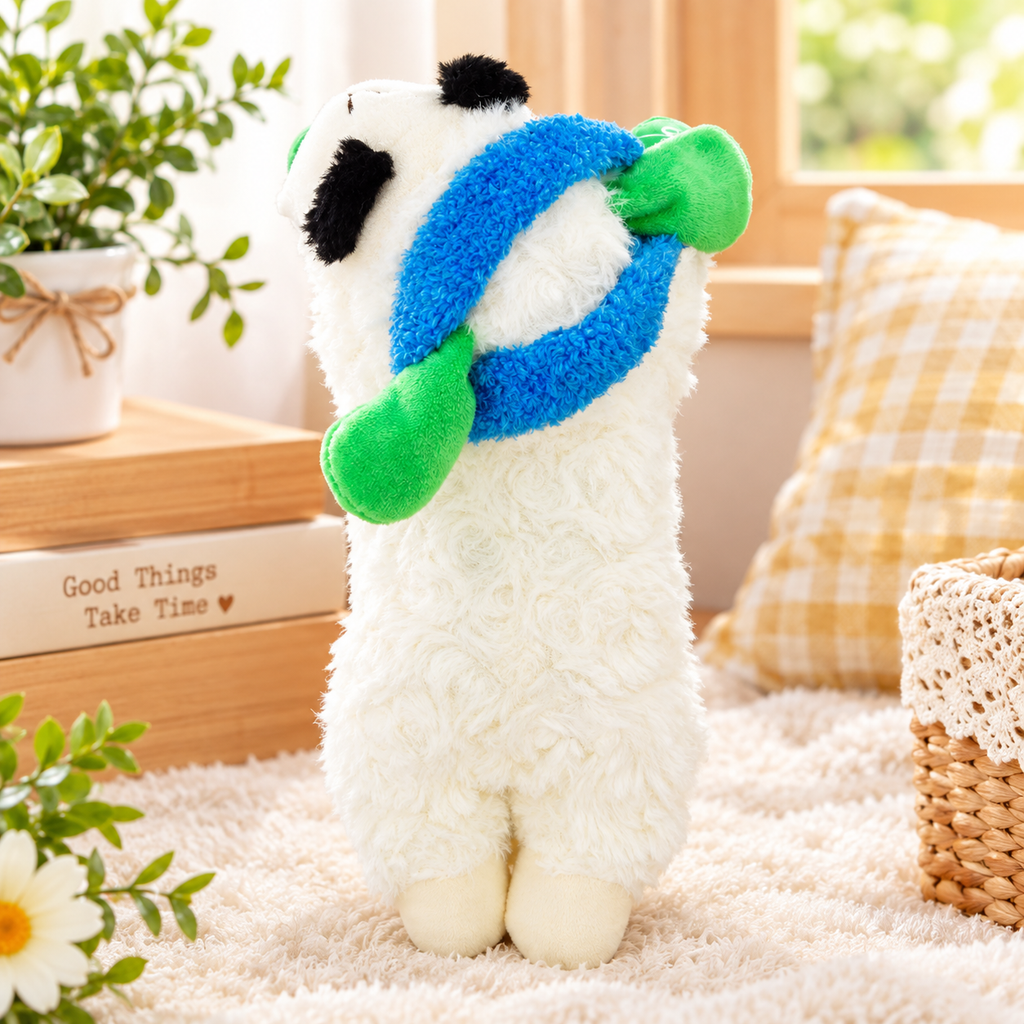 Football Lamb Plush Dog Toy